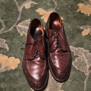 Allen Edmonds Men's Dark Brown Leather Derby Oxfords